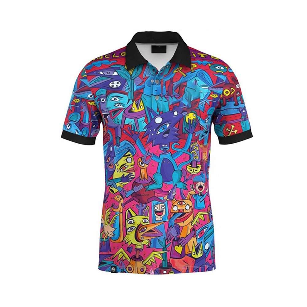 new printed polo shirt
