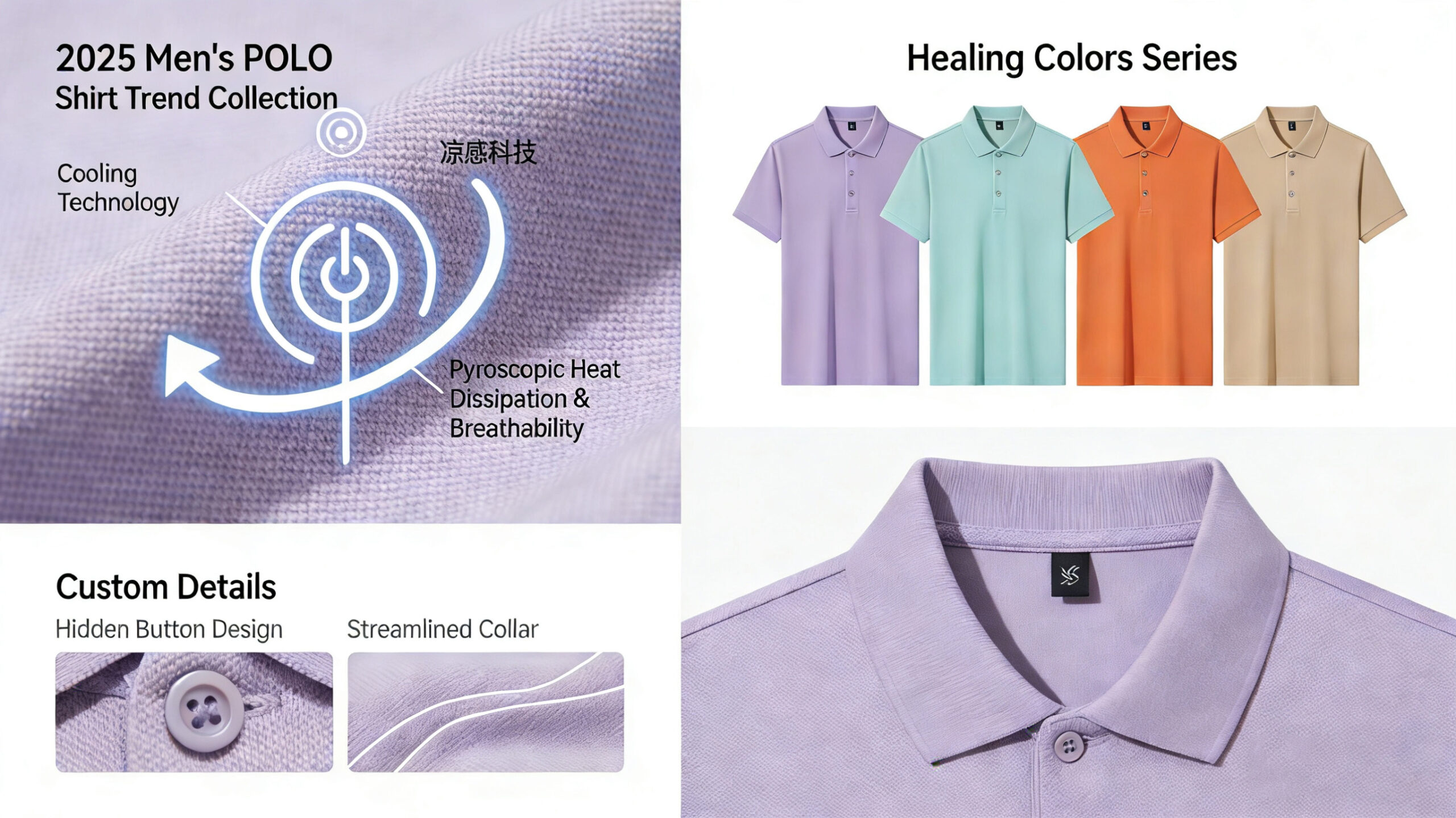 2025 trend collage performance fabric close ups low saturation color palette scaled