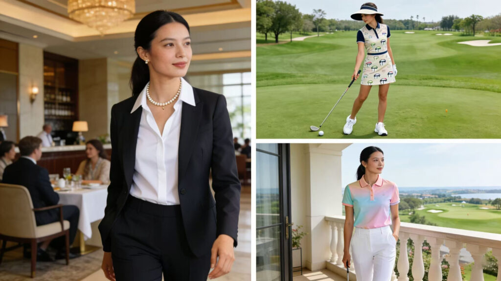 Scenario Based Applications of Womens Golf Apparel