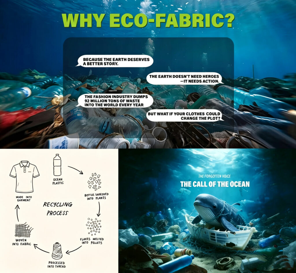 Ocean Plastic to Performance Polo Shirts Our Sustainable Fabric Story Custom Mens Womens Golf Apparel Manufacturers China Custom Mens Womens Golf Apparel Manufacturers China